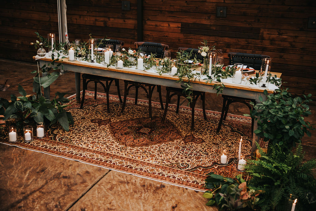 Wedding reception at Produce Row, Portland Oregon, Higher Love Event Co.